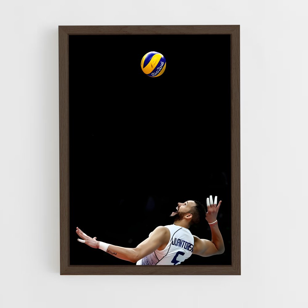 Poster Volée Éblouissante – affiche Volleyball (vue 5)